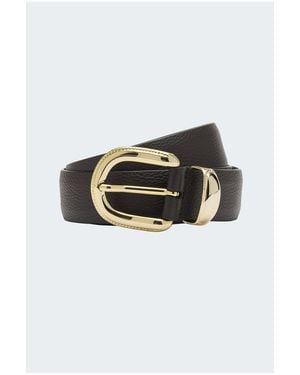Anderson's Western Hermes Leather Belt - Black