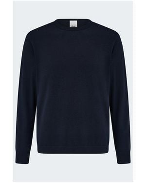 Allude Cashmere Crew Neck Jumper - Blue