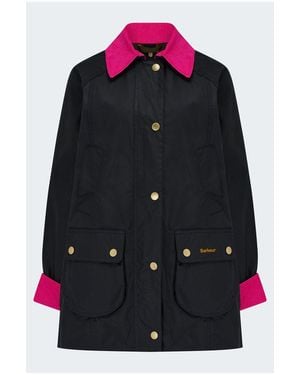 Barbour Icons Modern Beadnell Wax Jacket - Black
