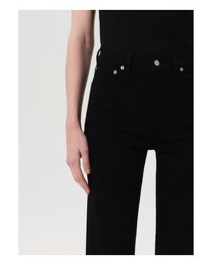 Agolde Straight 90's Pinch Waist Long - Black