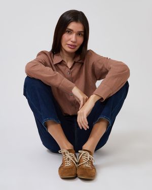 Xirena Bowie Shirt - Brown