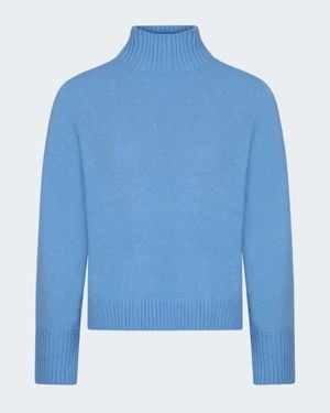 Allude Mockneck Jumper - Blue