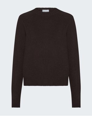 Allude Crew Neck Jumper - Black