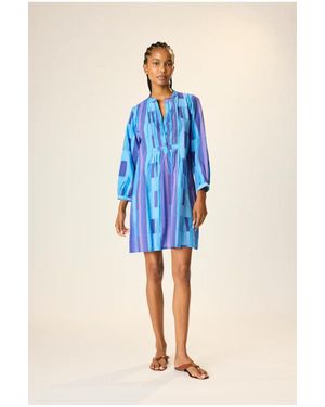 Natalie Martin Sammie Short Dress - Blue