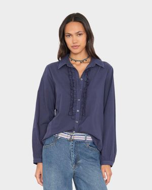 Xirena Amanda Shirt - Blue