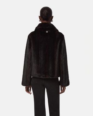 Apparis Elis Faux Fur Coat - Black