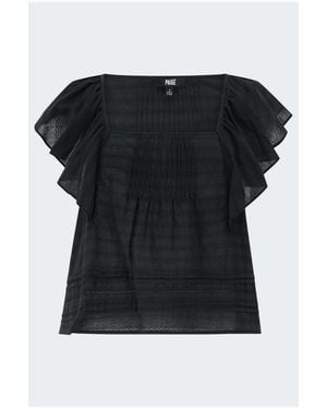PAIGE Oaks Top - Black