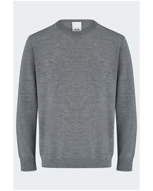 Allude Crew Neck Jumper - Grey