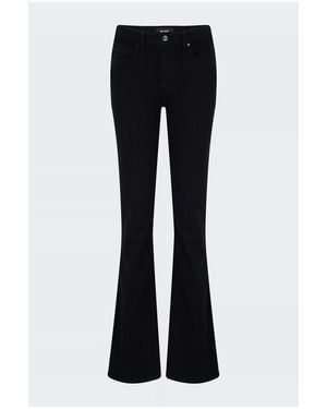 PAIGE High Rise Laurel Canyon Bootcut Jean - Black