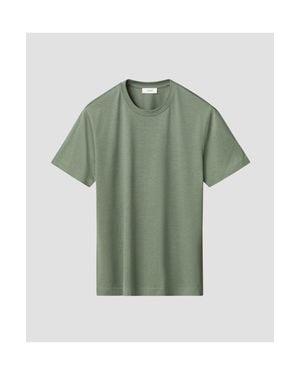 Eton Cotton Silk T-Shirt - Green