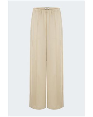 Vince Side Strap Wide Leg Pant - Natural