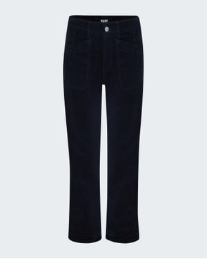 PAIGE Quincy Ankle Straight Trouser - Blue