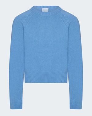 Allude Crew Neck Jumper - Blue