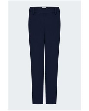 Vince Mid Rise Tapered Pull On Pant - Blue