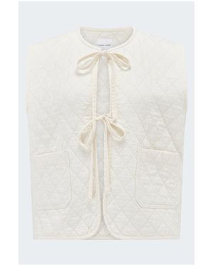 seventy + mochi Aria Vest - White
