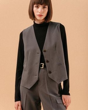 Grace & Mila Waistcoat - Black