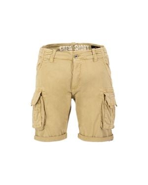 Alpha Industries Crew Cargo Short - Natural