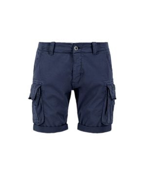 Alpha Industries Crew Cargo Short Rep - Blue