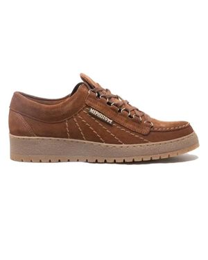 Mephisto Velours Suede Shoes - Brown