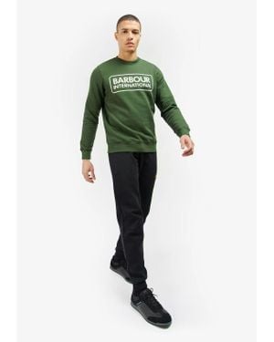 Barbour Large Logo Sweatshirt Kombu - Green