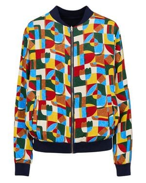 Marie Sixtine Zoe Patchwork Jacket - Blue