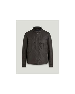 Belstaff Drill Nylon Jacket Size: L, Col - Black