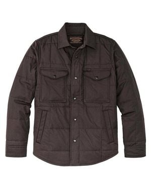 Filson Cover Cloth Quilted Jac-Shirt - Brown