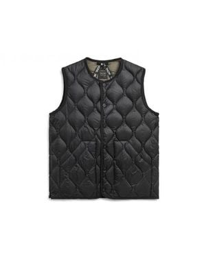 Taion Gilet Military Crew Neck Down - Black