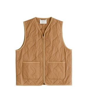 A Kind Of Guise Mocca Mousse Bogdan Quilted Vest - Brown