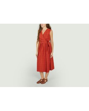 Thinking Mu Dress Amapola - Red