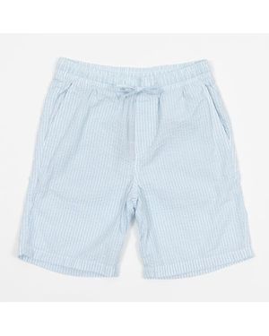 Jack & Jones Striped Textured Shorts - Blue