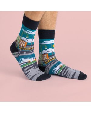 Sock Co Op Dublin Socks - Blue