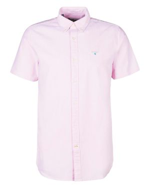 Barbour Oxford Short Sleeve Tailored Shirt - Pink