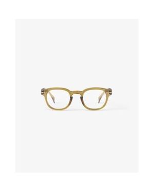 Izipizi Reading Glasses #c Golden +1.5 - Metallic