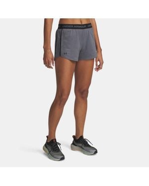 Under Armour Tech Play Up 3" Shorts Castlerock - Blue