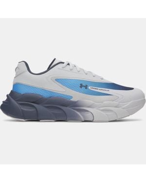 Under Armour Chaussure De Course Halo Runner Se Pour Homme Horizon Halo Gris Metallique Argent - Bleu