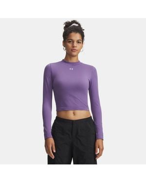 Under Armour Vanish Seamless Long Sleeve Luxe Crest Crest - Purple