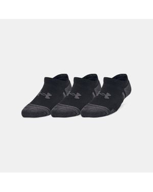 Under Armour Performance Tech Kids' 3-Pack No Show Socks Jet - Blue