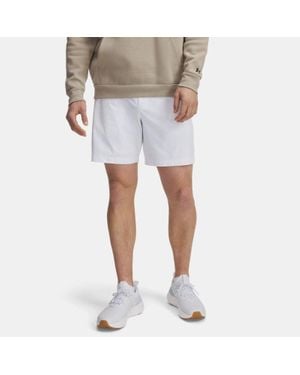 Under Armour Drive 7" Pull-On Shorts Halo - White
