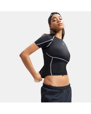 Under Armour Heatgear Elite Short Sleeve Ultimate Reflective - Black
