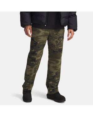 Under Armour Unstoppable Fleece Camo Trousers Marine Od - Black