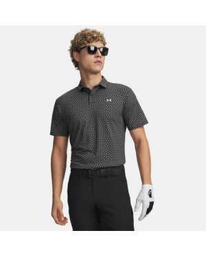 Under Armour Tee To Printed Polo Clay - Grey