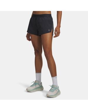 Under Armour Halo Run Reflective Shorts Anthracite Reflective - Blue
