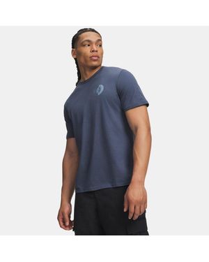 Under Armour Ua Mountain Bison Short Sleeve - Blue