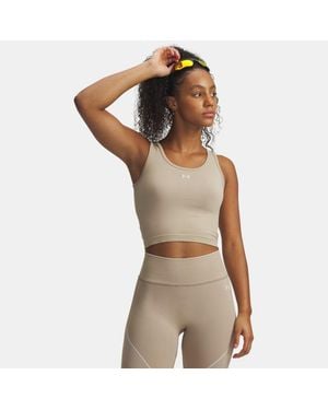 Under Armour Vanish Seamless Tank City Khaki Summit Summit - Natural