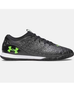 Under Armour Chaussure De Football Magnetico Select 6 Indoor Unisexe Metallique Hyper Vert - Noir