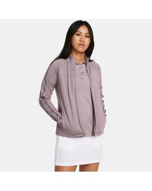 Under Armour Maglia Storm Midlayer Full-Zip Da Donna Tetra Nero Nero - Viola