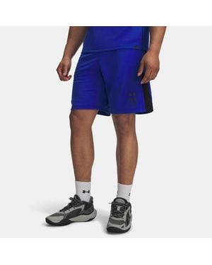 Under Armour Shorts Curry Dreamers Da Uomo Team Royal Nero Nero - Blu