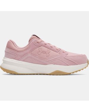 Under Armour Edge Suede Training Shoes Tourmaline Summit Tourmaline - Pink