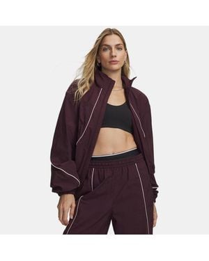 Under Armour Ua Unstoppable Woven Wind Jacket - Purple